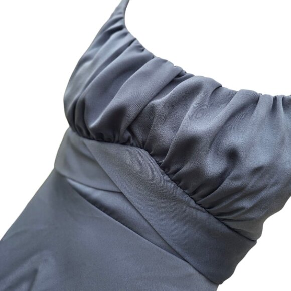 🏷️NWT   -  Tea Length Light Ice Blue Sleeveless Semi Formal sz M  -  NWT🏷️ - Picture 1 of 6